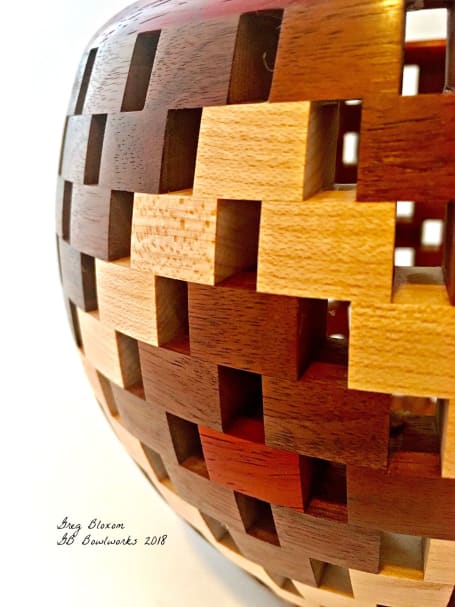 Hand turned wooden bowls